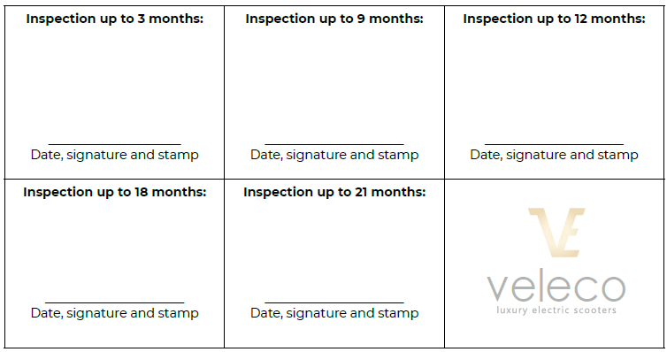 Veleco Luxury Electric Scooter ZT63-Inspection B