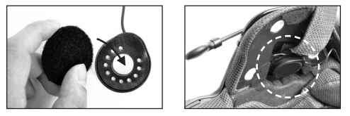 Sena Wireless Bluetooth Headset SMH10- INSTALLING THE SMH10 ON YOUR HELMET F