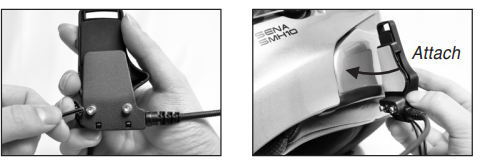 Sena Wireless Bluetooth Headset SMH10- INSTALLING THE SMH10 ON YOUR HELMET G