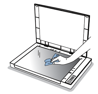 Mustek A3 Flatbed Scanner S1200 Plus-Cleaning the Flatbed Glass-B