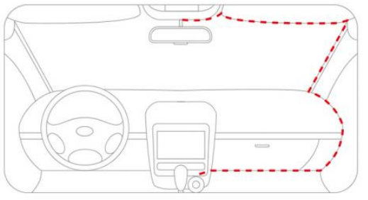 Lesa KQQ Detachable Split Dash Cam T36S-Installation and Operating-E