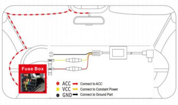 Lesa KQQ Detachable Split Dash Cam T36S-Installation and Operating-F
