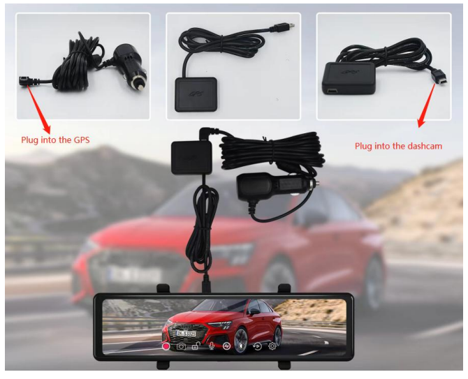 Lesa KQQ Detachable Split Dash Cam T36S-Installation and Operating-G