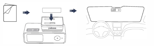 Smart Wifi Dash Cam P1DUO-INSTALLATION INSTRUCTIONS-step A
