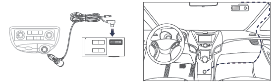 Smart Wifi Dash Cam P1DUO-INSTALLATION INSTRUCTIONS-step B