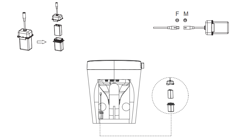 Canesthome Smart Bidet Toilet TC-100GE-installation-g