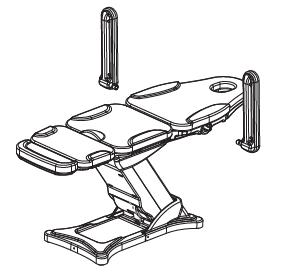 dir Bellucci Electrical Facial Bed 8194-Armrest