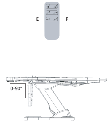 dir Bellucci Electrical Facial Bed 8194-function c