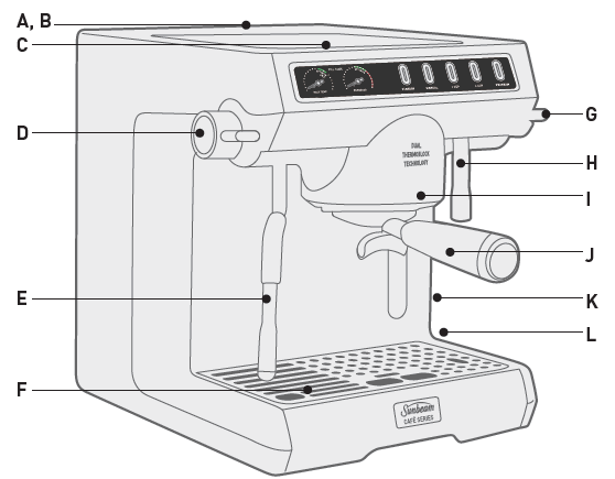 Sunbeam Espresso Machine EMM7200-Features