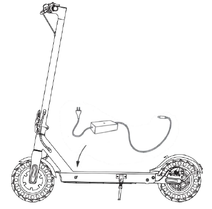 Isinwheel i9 Electric Scooter & Bike-Charging