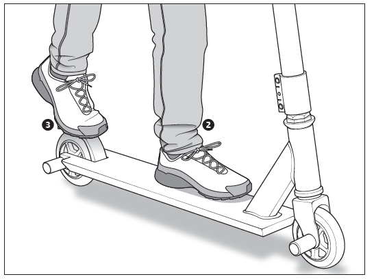 Mongoose Rise 100 Freestyle Scooter R6313-Use