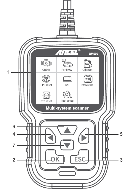 Anceletch Diagnostic Tools BM500-features
