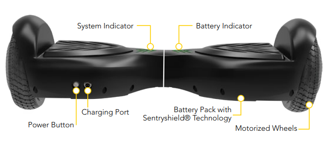 Swagtron Swagboard Hero Hoverboard-features