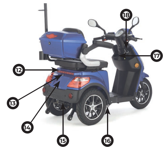Veleco Draco Electric Mobility Scooter-features-a