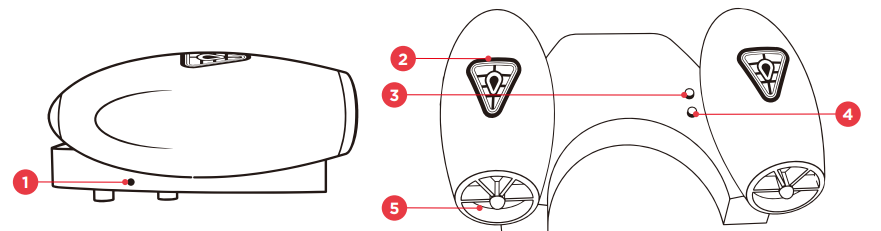 Hover-1 Electric Scooter Assembly Falcon-1-FOG BLASTER DIAGRAM
