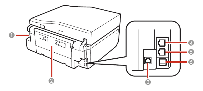 Epson Expression Premium Printer XP-800-back
