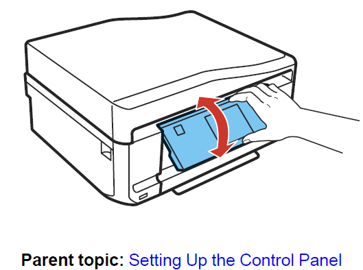 Epson Expression Premium Printer XP-800-Panel Position