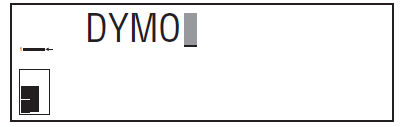 DYMO LabelManager Plug N Play LabelMaker 30-Cursor flashing-b