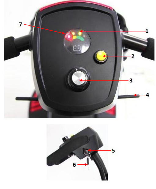 Drive Medical Scout LT 4-Wheels Scooter-parts-a