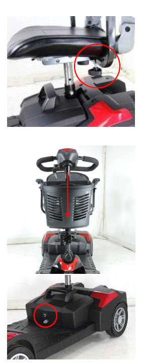Drive Medical Scout LT 4-Wheels Scooter-setup-a