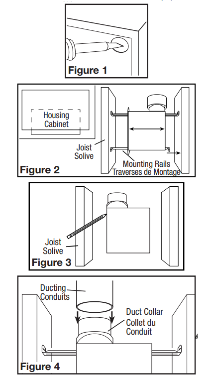 Air King Exhaust Fan Light AK100L-installation