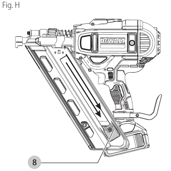Dewalt Paper Collated Framing Nailer DCN692-operation-d