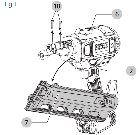 Dewalt Paper Collated Framing Nailer DCN692-operation-h
