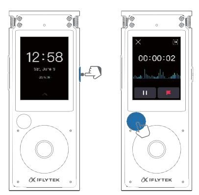 iflytek Smart Recorder-start