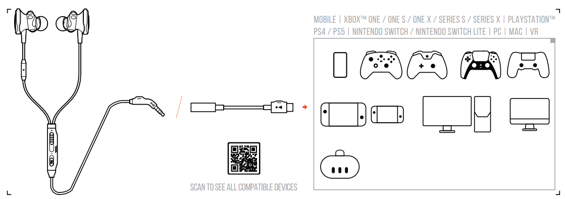 Introduction to JBL Quantum 50C Headset-setup