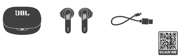 JBL Wave Flex 2 Earphones-BOX