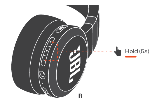 JBL Live 670NC Headphones-FACTORY RESET