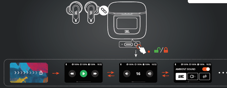 JBL Tour Pro 2 Earphones-CONTROLS-a