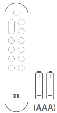 JBL Speaker Bar 800MK2-Remote control