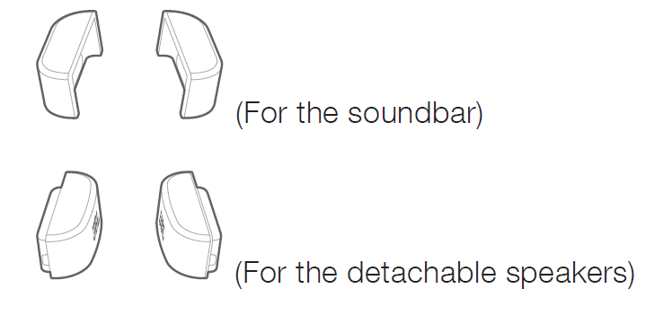 JBL Speaker Bar 800MK2-Side caps