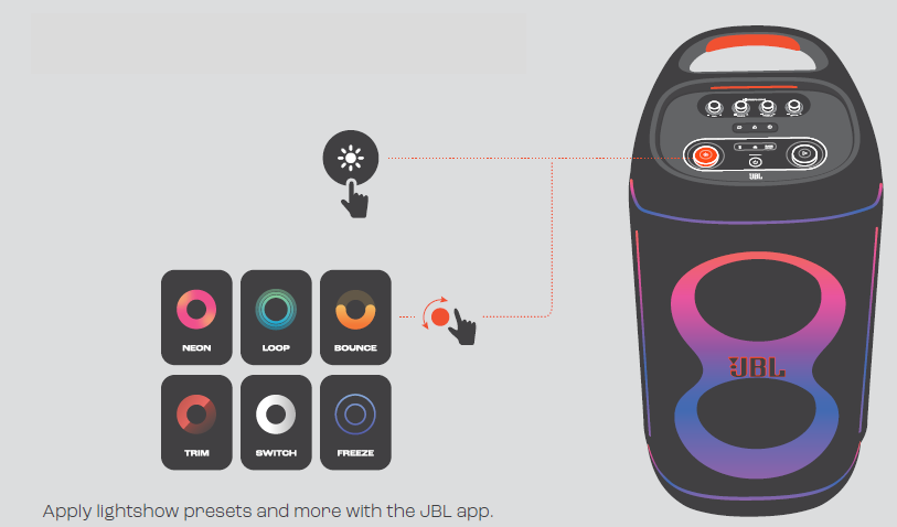 JBL PartyBox 720 Speakers-LIGHTSHOW