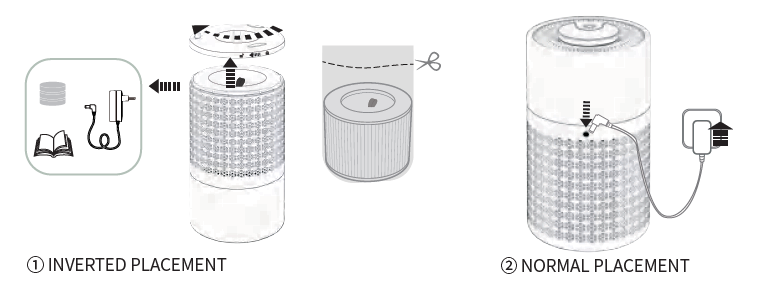 AIRROMI HEPA Air Purifiers-INSTALL STEPS A