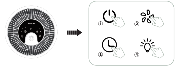 AIRROMI HEPA Air Purifiers-INSTALL STEPS B