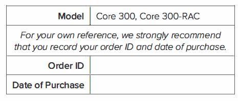 CaptureLevoit Air Purifier Core 300-WARRANTY INFORMATION