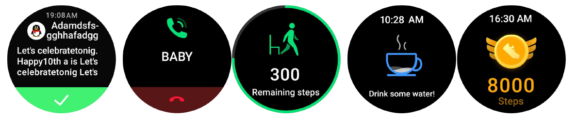 Loddery Smart Sports Watch ID217-Reminder module