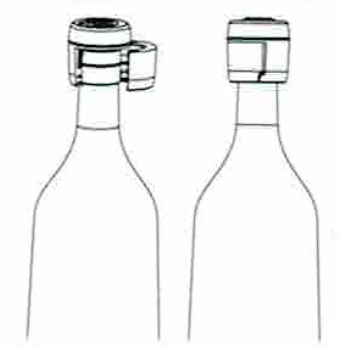 Sharper Image Wine Bottle Combination Locks Set-USE-B