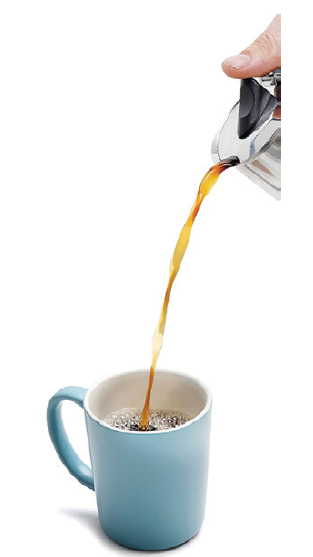 The London Sip Stainless Steel Stovetop Espresso Maker-Brewing Method C