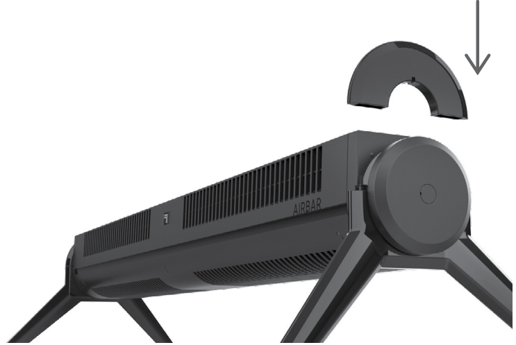 Sharper Image AIRBAR TOWER FAN-assembly-a