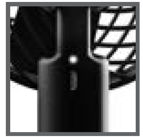 Sharper Image GO 4 Rechargeable Handheld Fan-Indicator Light