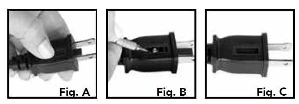 Sharper Image PORTAL Window Fan-SWITCH