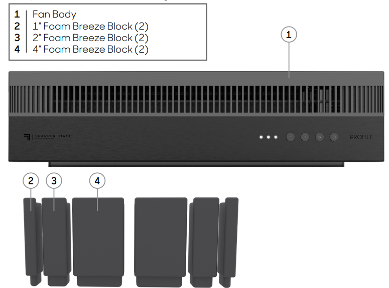 Sharper Image PROFILE Window Fan-PRODUCT-A