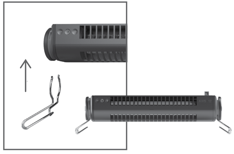 Sharper Image AIRBAR USB Tower Desk Fan-ASSEMBLY