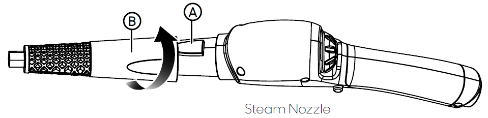 Sharper Image CANISTER STEAM CLEANER SI-380-JET NOZZLE SCRAPER