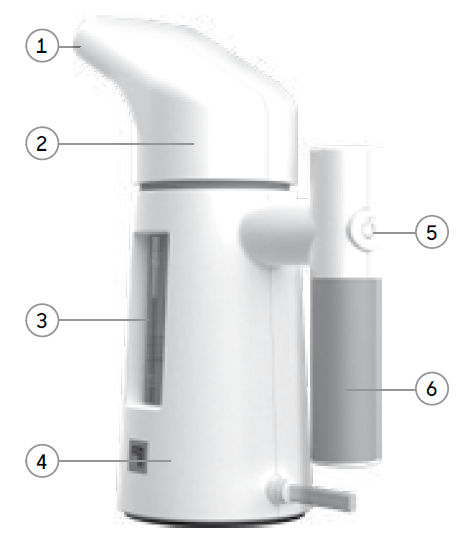 Sharper Image HANDHELD FABRIC STEAMER SI-428-UNIT FEATURES