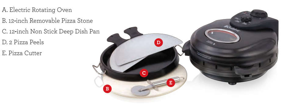 euro cuisine Electric Pizza Oven PM600-PRODUCT-A
