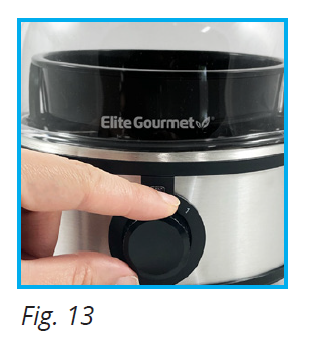 elite gourmet STAINLESS STEEL EASY EGG COOKER-USE-D